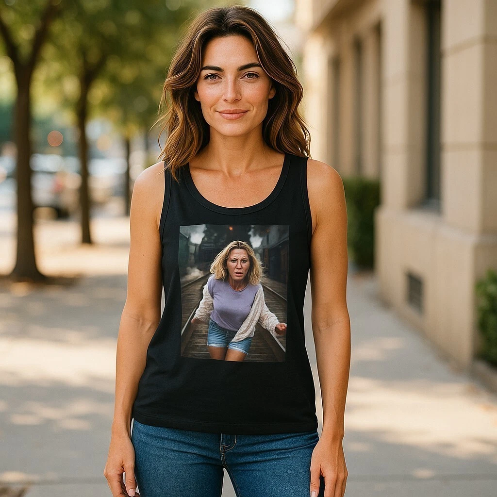Mysterious Running From Train Scene Tank Top Unisex Cotton Casual Summer Wear
Opens in a new window 