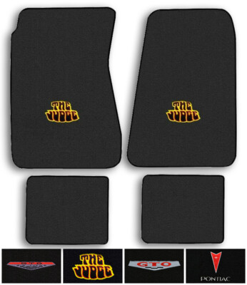 Pontiac GTO The Judge Custom Logo Loop Floor Mats - Choose Mat Color And Logo