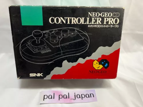 Neo Geo Controller Stick Pro Arcade Joystick AES CD USED tested W/Box