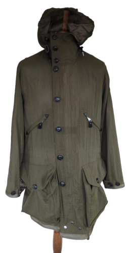 Burberry Mens Waterproof Parka Jacket IT 48 UK 38" S Coat Pack A Mac Reversible