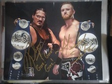 WWE NXT Heath Slater & Rhyno Dual Signed 8x10 Photo Autographed