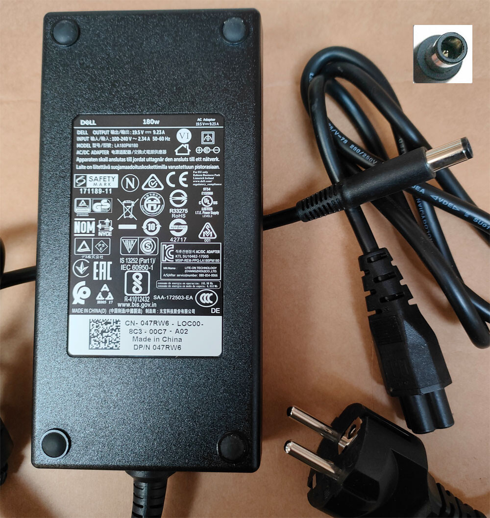 Dell DW5G3 Netzteil – 180 Watt, Zuverlässige Stromversorgung Für Ihren PC