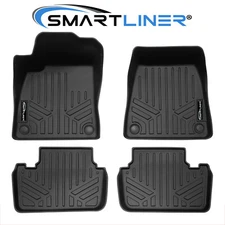 SMARTLINER Custom Fit Floor Mats 2 Row Liner Set OEM TPE 2020-2025 Polestar 2