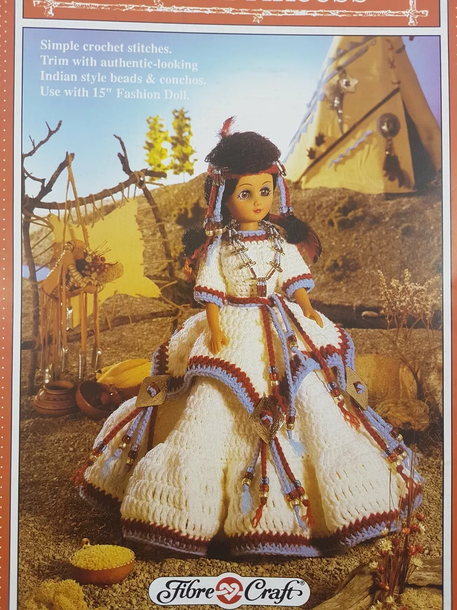 Fibre craft indian princess doll sale