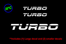 Turbo Vinyl Decal Stickers Emblem 3pc Street Racing Tuner Jdm Euro Turbo Vinyl Decal Stickers Emblem 3pc Street Racing Tuner Jdm Euro