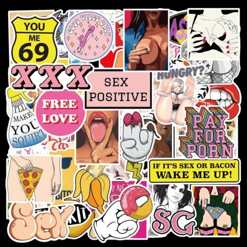 96 Pcs Adult Stickers Bomb Vinyl Laptop Skateboard Luggage Sexy Girl Decals Pack - Afbeelding 1 van 12