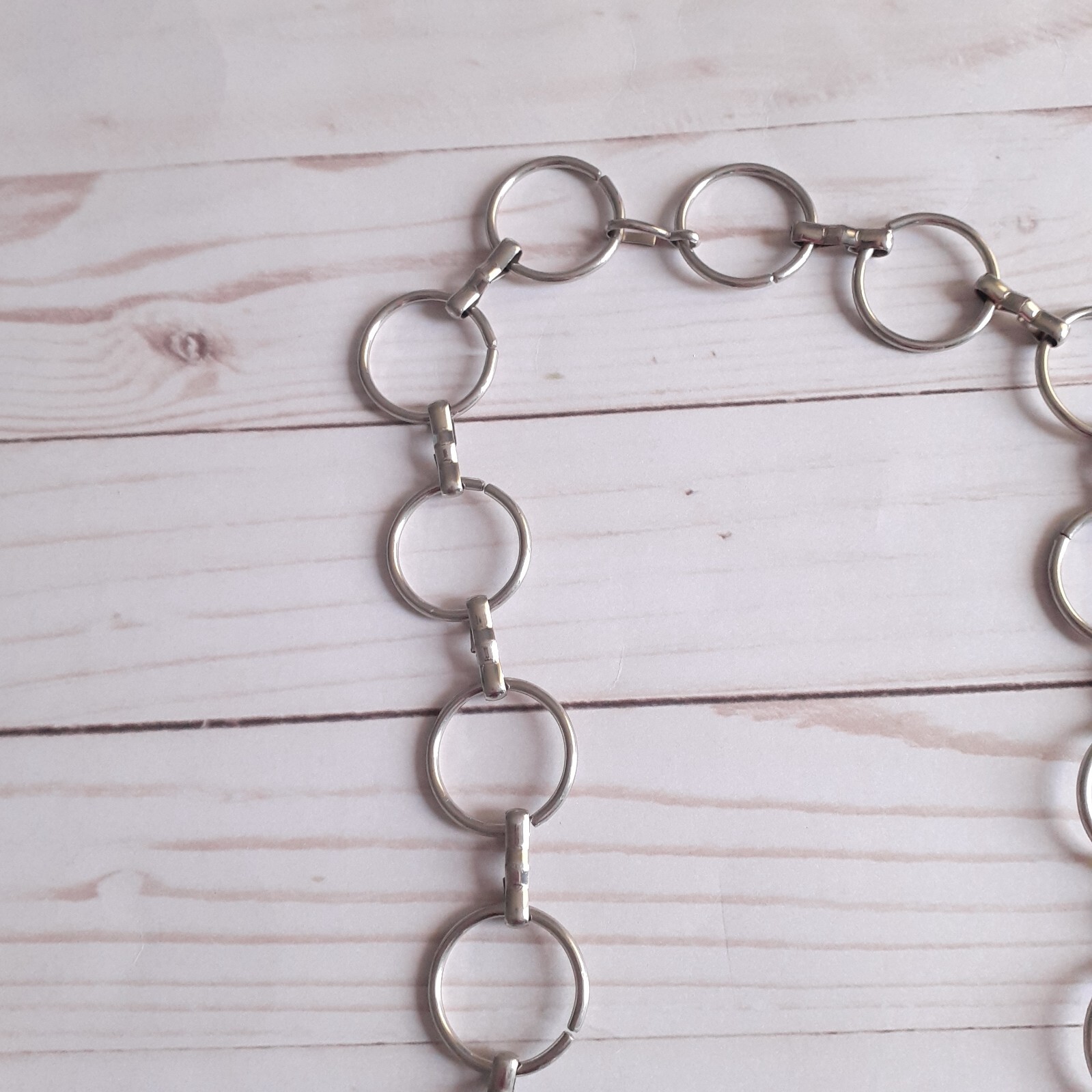 Silvertone Circle Adjustable Belt - image 10