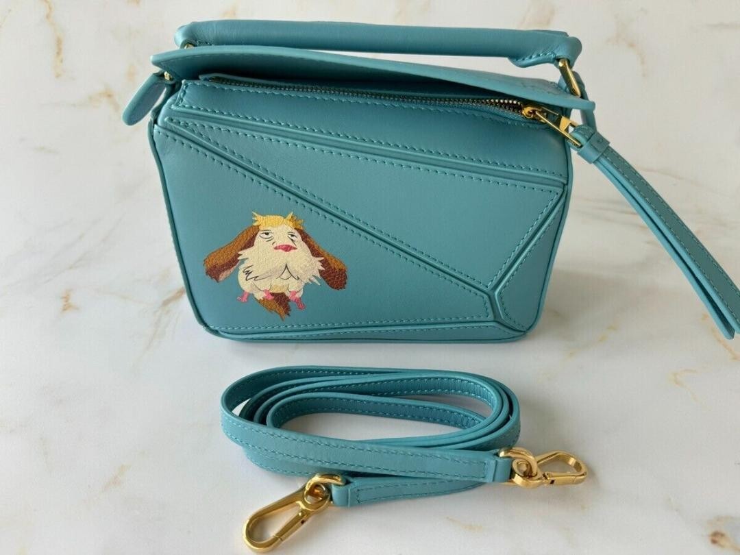 Loewe x Studio Ghibli Howl's Moving Puzzle Small Bag (Blue