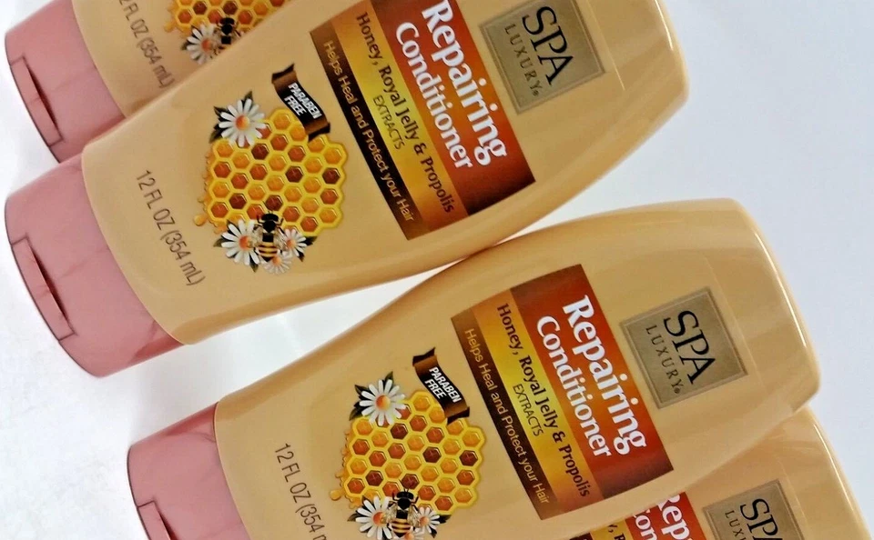 (4) Spa.L修复护发素蜂蜜皇家果冻和蜂胶提取物354毫升Ea — 第 3/4 张图片