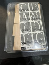 stampin up A Is For Adorable retired  Unmounted 