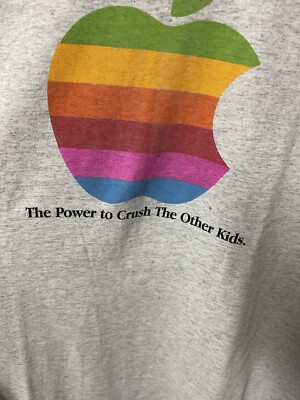 Vintage 90s Apple The Power To Crush The Other Kids Macintosh T