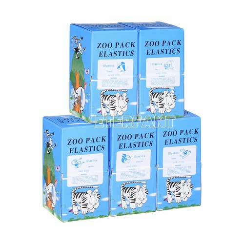 5000 pezzi elastici ortodontici dentali ETERFANT elastici in gomma confezione zoo 3,5/5,0/6,5 oz - Foto 33 di 54