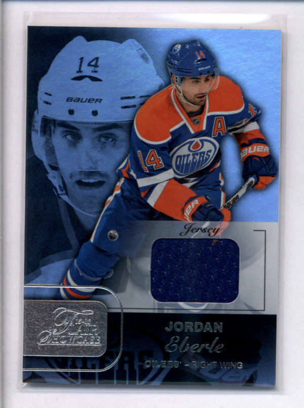 MAGLIA JORDAN EBERLE 2015 16 FLEER VETRINA FILA 1 POSTO 20 GIOCO USATA INDOSSATA AJ8818