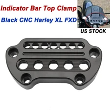 Indicator Handlebar Top Clamp Bar Riser Clamp For Harley Sportster Iron 883 Dyna
