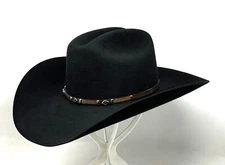 GEORGE STRAIT BLACK ROCK 6X FUR COWBOY HAT