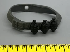 Grenade Ammo Pouch Belt Strap Web Gear Part GI Joe 6" Classified Snake Eyes 52