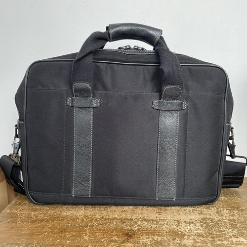 Ecco Bag Black Travel Messenger Laptop Detachable Strap - Picture 6 of 19
