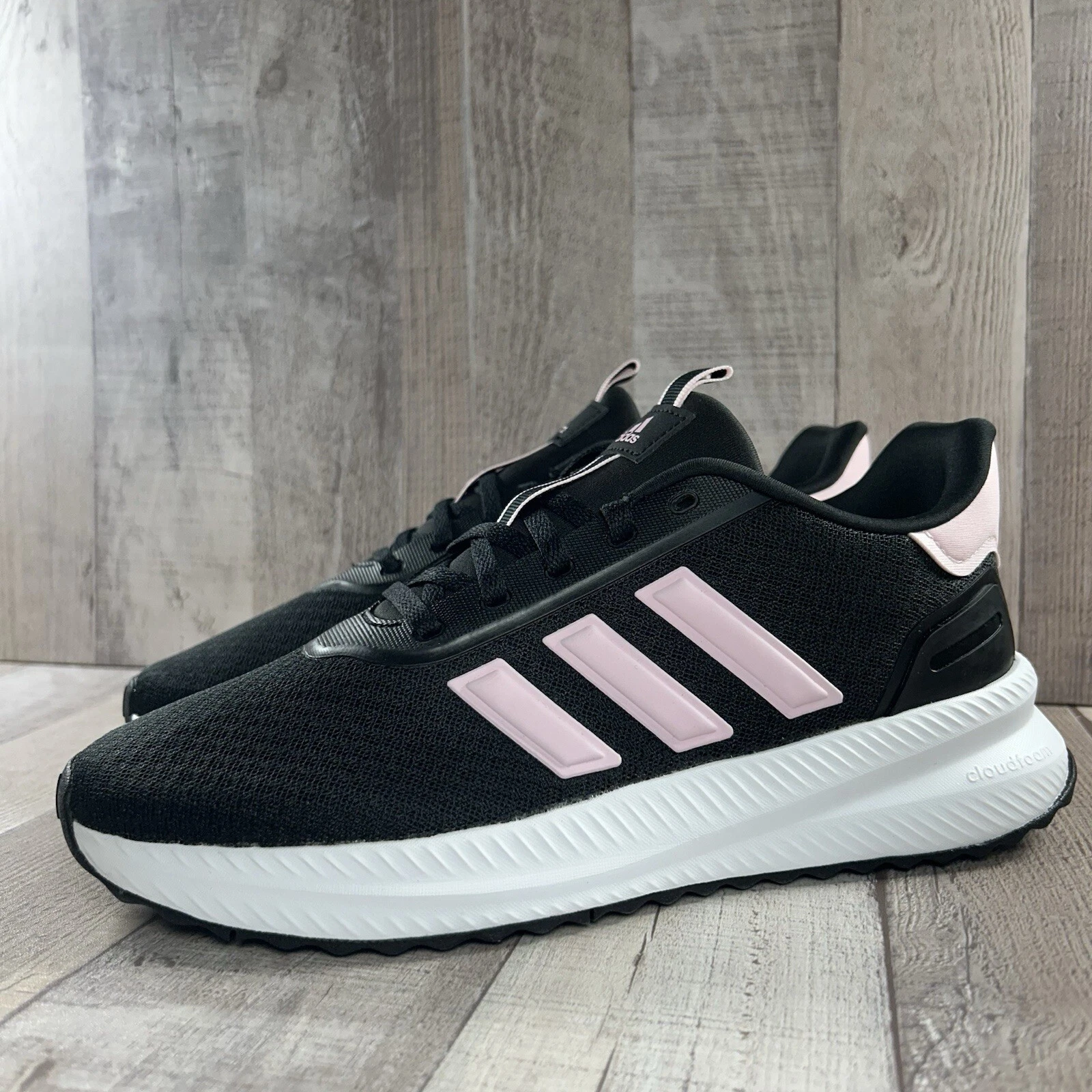 Adidas Womens 7.5 X_PLR Path Running Shoes Sneakers Cloudfoam Black White ID0485