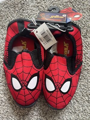 Marvel Spiderman Boys Water Shoes Size 7/8 NWT A31