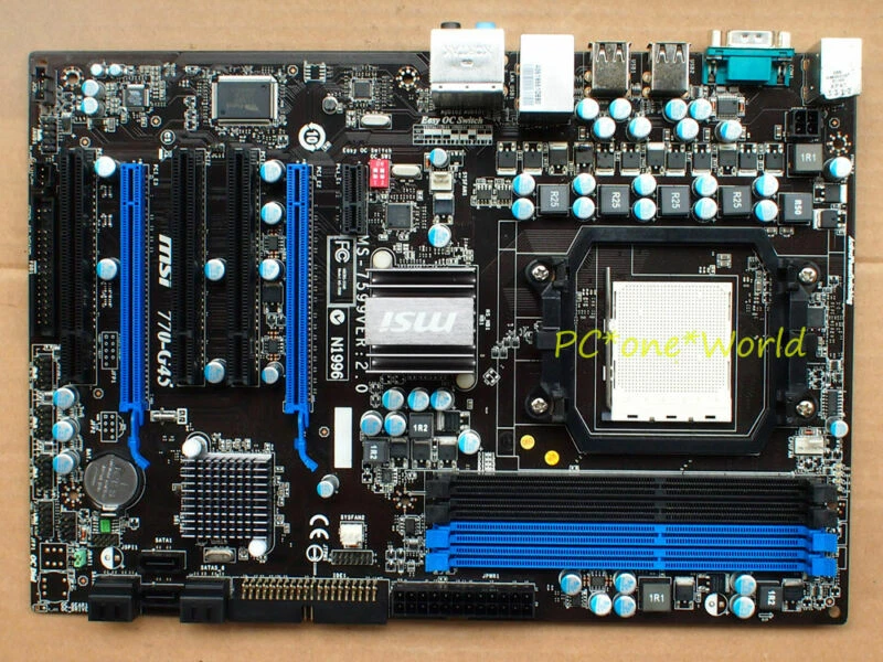 MSI MS 7599 770 G45 motherboard Socket AM3 DDR3 AMD 770 100