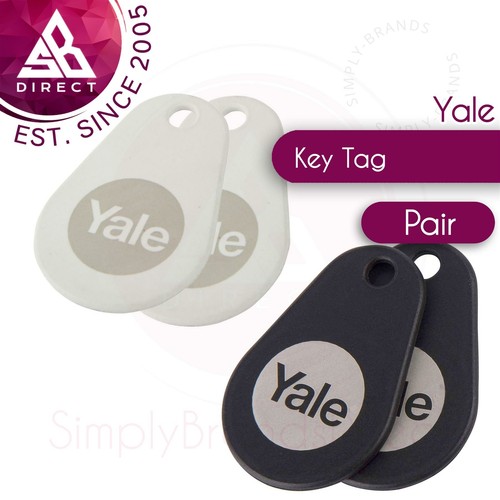 Yale Smart Door Lock Keyless Retail RFID Key Tag/ Card Pair│White