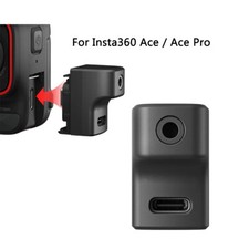 Adattatore Microfono per Insta360 Ace / Ace Pro X5 Adattatore Microfono Esterno