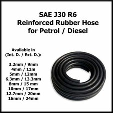 Cotton Braided Rubber Fuel Pipe Line Diesel Petrol Gas-Oil Tubing Hose