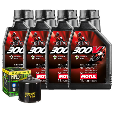 Inspektionskit Öl Motul 300V2 10W50 + Filter für Ducati 939 Supersport 2020