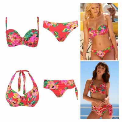Pour Moi Heatwave Bügel Bikini Oberteil, trägerlos gepolstert, Slip oder Faltenslip