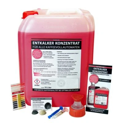 CTC RED LINE Entkalker 10L Amidosulfon für Saeco Jura DeLonghi AEG Krups und Zubehör 0,5pH