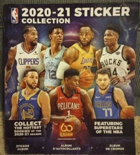 NBA Panini 2020-21 Sticker Collection.  New with no Stickers.