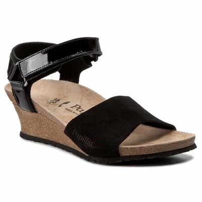 rainbow block heel sandals