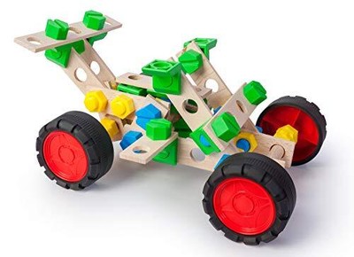 A ALEXANDER 2156 Constructor Junior 3 in 1 Set Buggy Fahrzeug Bausatz, 90 Teile 