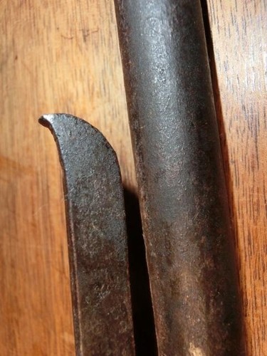 Jitte Kabutowari Weapon Handmade Samurai Old Edo Period Antique Japanese vintage - Picture 5 of 15