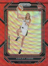 2023 Panini Prizm WNBA ASHLEY JOENS RC ROOKIE #148 RED WAVE PRIZM ACES