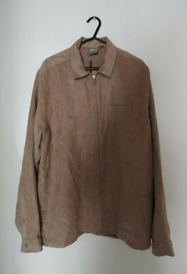 ASOS DESIGN Overshirt mit durchgehendem Reißverschluss in Wildleder Gr. Medium DH008 AA 08