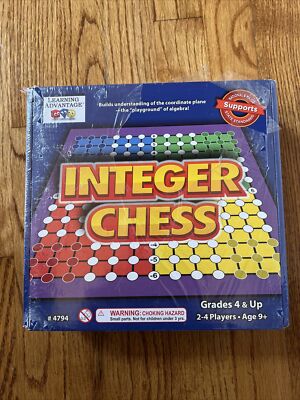 Learning Adventure Integer Chess Age  9+ *NEW SEALED GAME* #4794