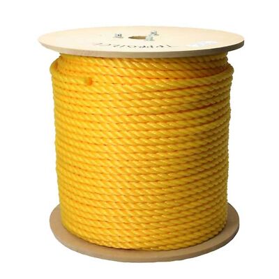 1/2'' Twisted Polypropylene Rope (600')
