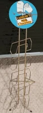 VINTAGE CADBURY MILK CHOCOLATE TIN LITHO STORE DISPLAY CANDY RACK ESTATE FIND 