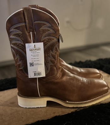 Dan Post Men s Western Chestnut Leather Boots 3893 11.5 D, Rare