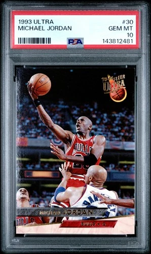 1993 Ultra #30 Michael Jordan HOF GOAT Chicago Bulls PSA 10 GEM MINT