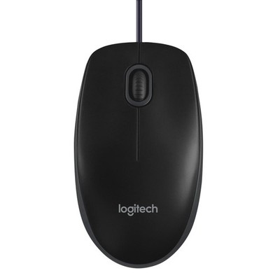 Logitech B100 Optical USB Mouse, schwarz Maus #26647453