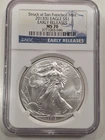 2013-(S) Silver Eagle $1 MS 70 NGC Struck at San Francisco Mint Early Releases