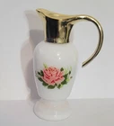 Vintage Avon Miniature Milk Glass Pitcher Perfume Bottle Charisma Perfume EMPTY
