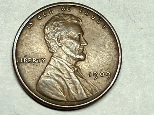 1909 VDB Lincoln wheat cent. XF-AU. #u18