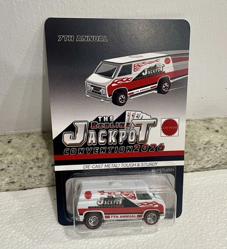 Hot Wheels Red Line 2026 Jackpot Convention Supervan 1 Of 40