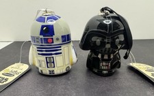 Star Wars Disney Hallmark Itty Bittys Ornaments Lot of 2 Darth Vader  R2D2 2017