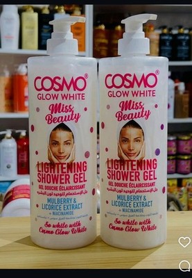 Cosmo Glow Miss Beauty Lightening Shower Gel 1000ml X1