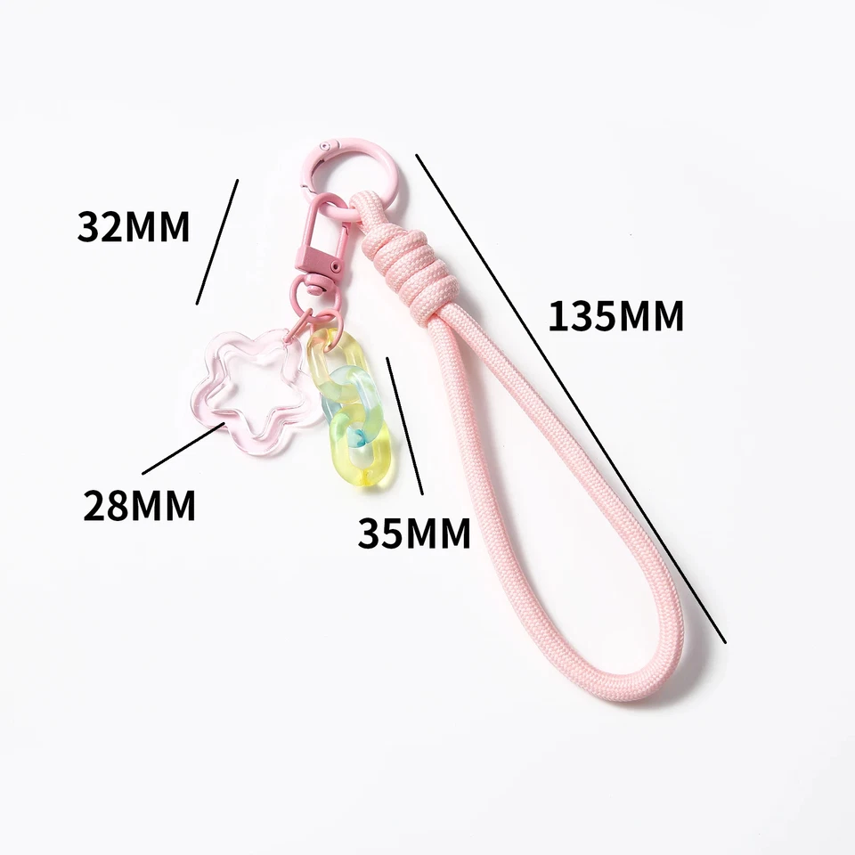 1/2/5/ 10 / 20 Stück bunte geflochtene Lanyard Schlüsselanhänger - Bild 3 von 4