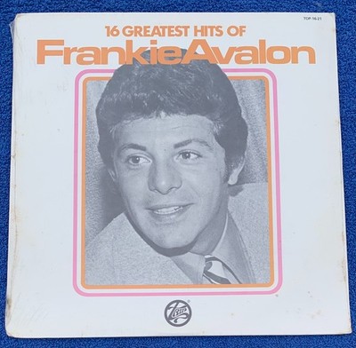 SEALED!! Frankie Avalon 16 Greatest Hits Of - 1977 Vinyl LP BRAND NEW! TOP 16-21